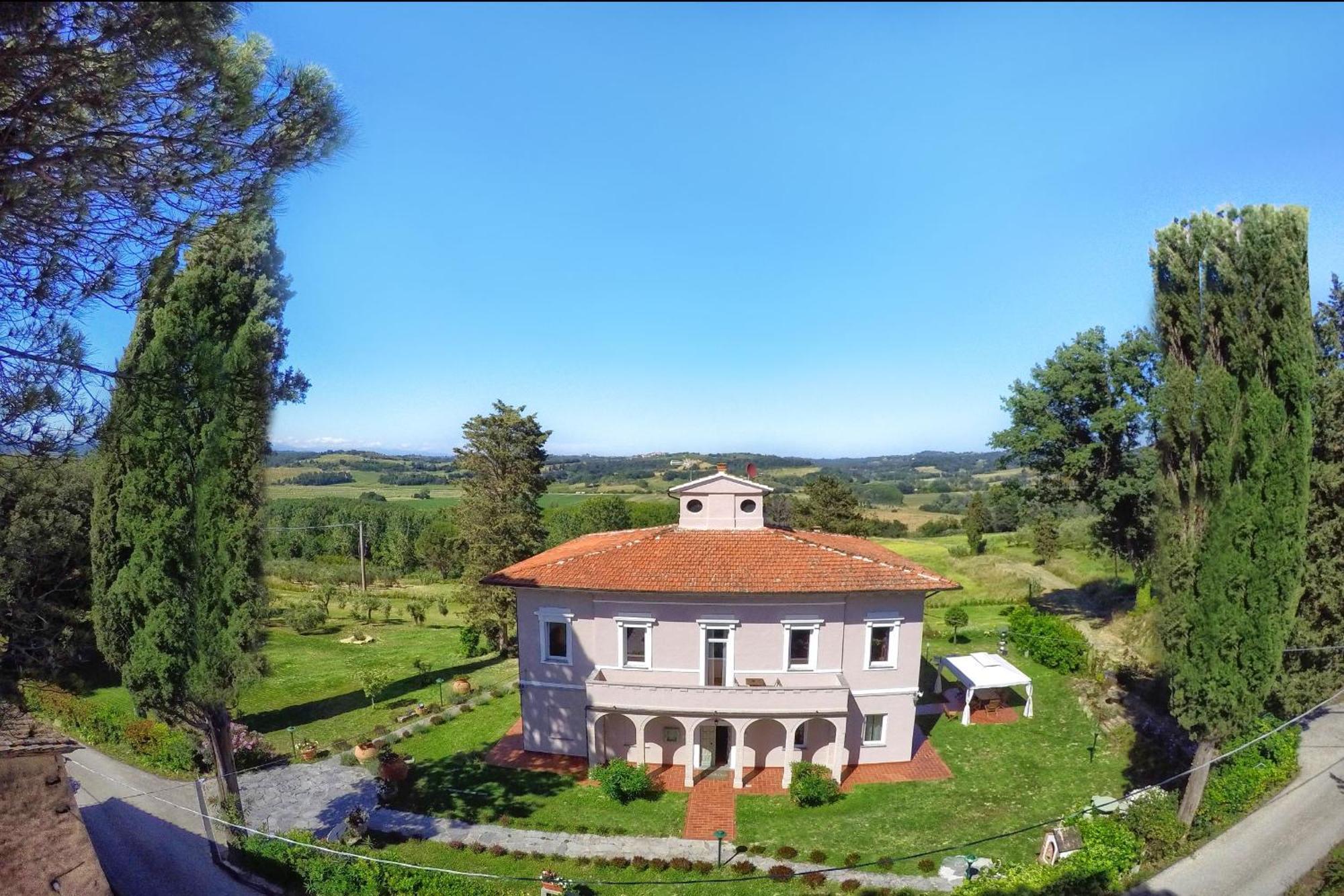 Villa Orsini Peccioli - Villa Storica Ad Uso Esclusivo Con Piscina ภายนอก รูปภาพ