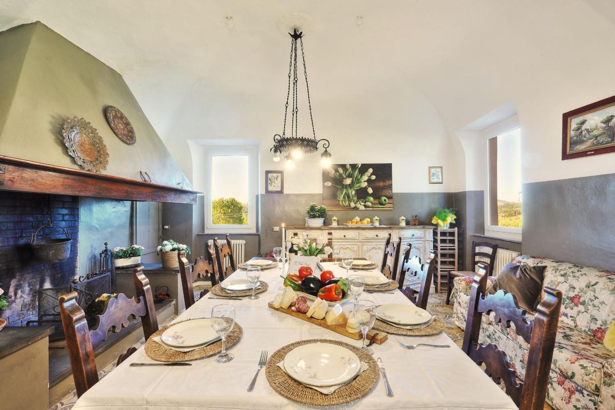Villa Orsini Peccioli - Villa Storica Ad Uso Esclusivo Con Piscina ภายนอก รูปภาพ
